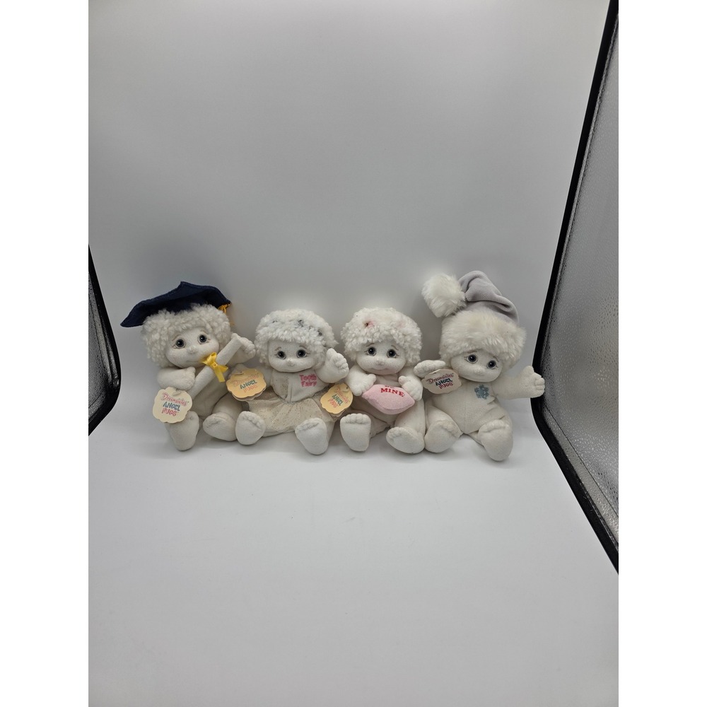 4 NWT Dreamsicles Angel Hugs Be Mine Tooth Fairy Christmas Plush 90's Vintage